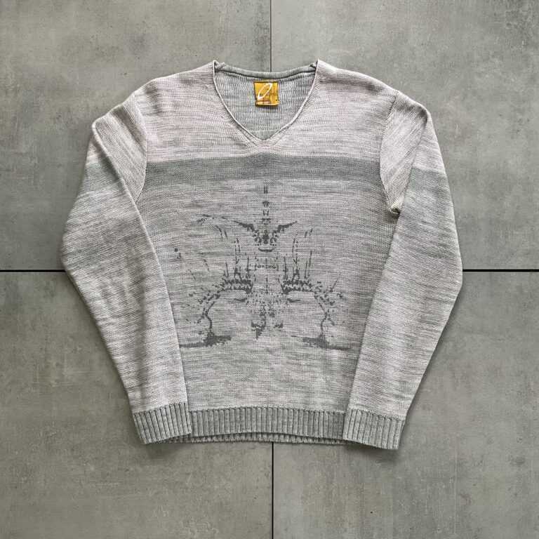 2000s Oakley Painted Butterfly Tattoo Knitted Sweater