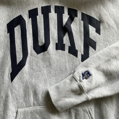 2000s Duke University Heavyweight Hoodie - Image 2