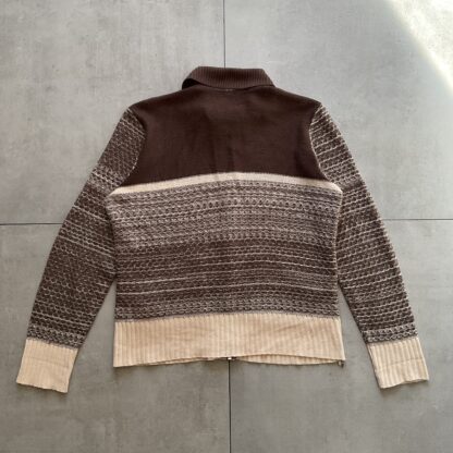 1970s Knitted Two Pocket Cardigan - Image 5