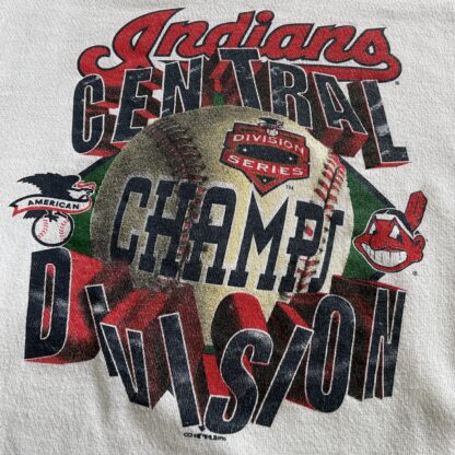 1996 Indians Central Champs Division Sweatshirt - Image 2