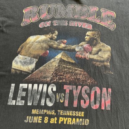 2002 Rumble Of The River Tyson Vs Lewis T-Shirt - Image 2