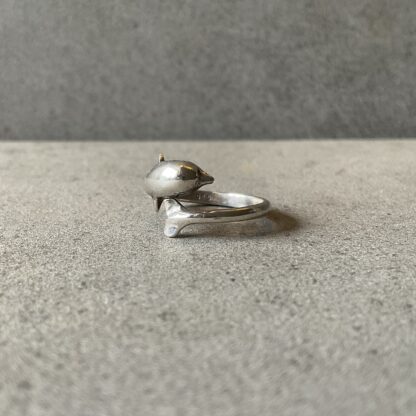Vintage S925 Dolphin Ring