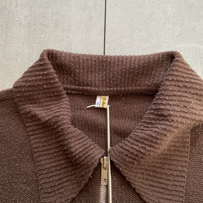 1970s Knitted Two Pocket Cardigan - Image 3
