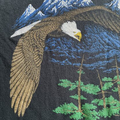 1990s Eagle Printed Nature Sweatshirt - Image 3