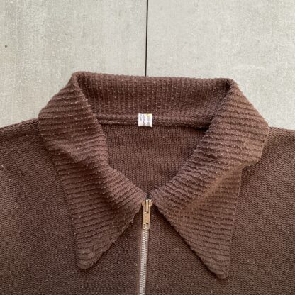 1970s Knitted Two Pocket Cardigan - Image 4