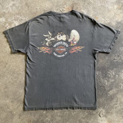 2000s Harley Davidson Looney Tunes T-Shirt - Image 4