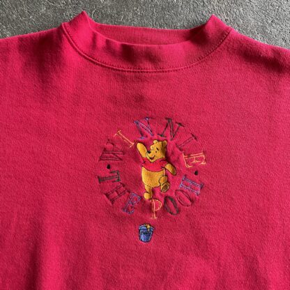 1990s Winnie The Pooh Embroidered Sweatshirt - Image 2