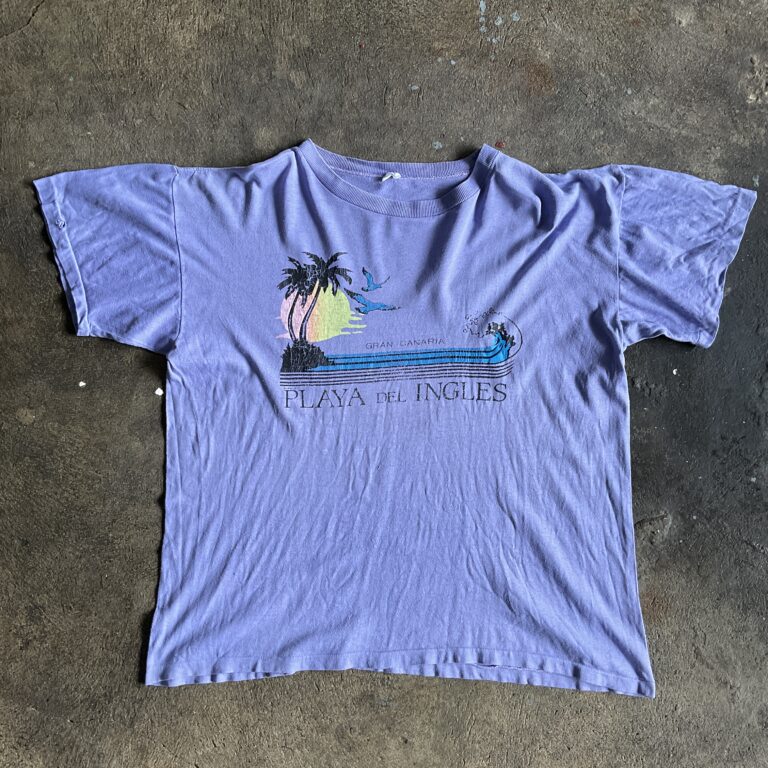 1980s Gran Canaria Playa Des Ingles Souvenir T-Shirt