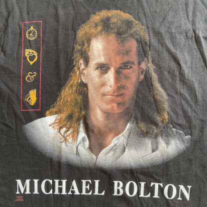 1991 Michael Bolton Time, Live & Tenderness T-Shirt - Image 2