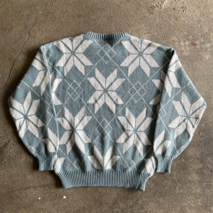 1990s Snowflake Knitted Sweater - Image 2