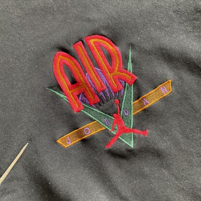 1990s Nike Air Jordan Sweatshirt - Image 2