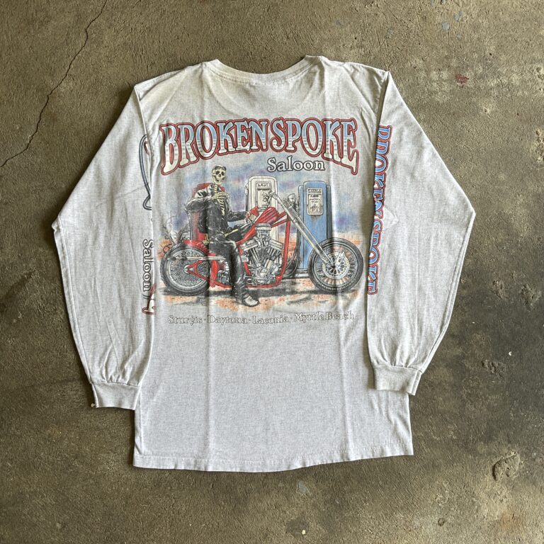 1990s Brokenspoke Saloon Biker Longsleeve T-Shirt