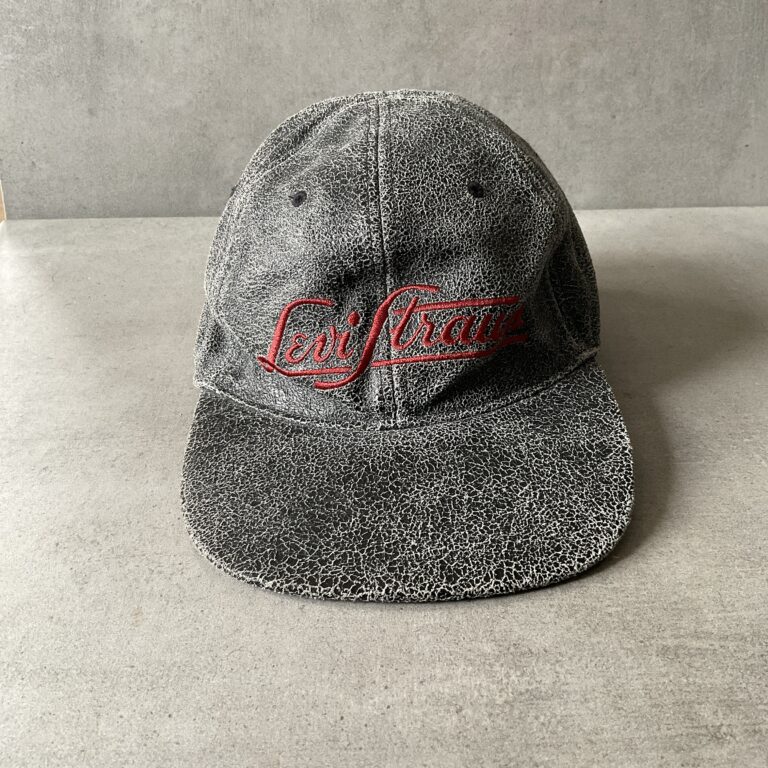1990s Levis Strauss Leather Cap