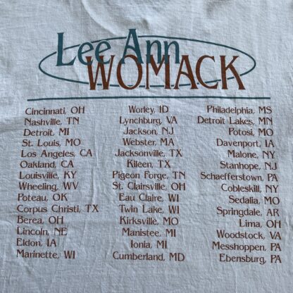 1998 Lee Ann Womack Tour T-Shirt - Image 6