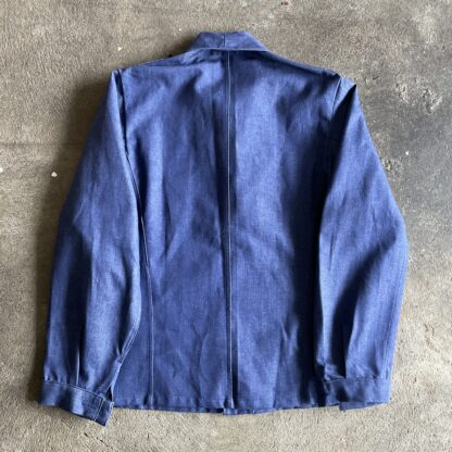 1970s Swiss Denim Work Jacket - Image 4