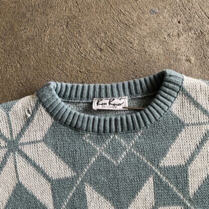 1990s Snowflake Knitted Sweater - Image 3