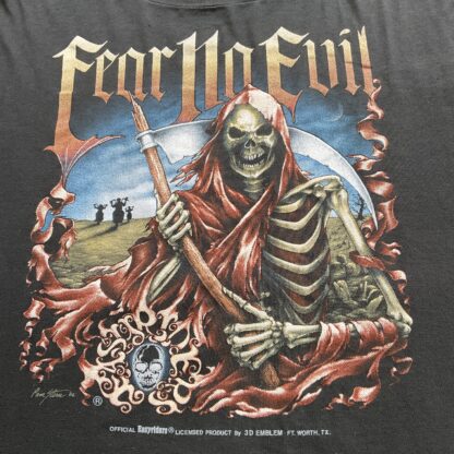 1990 Fear No Evil Easyriders T-Shirt - Image 2