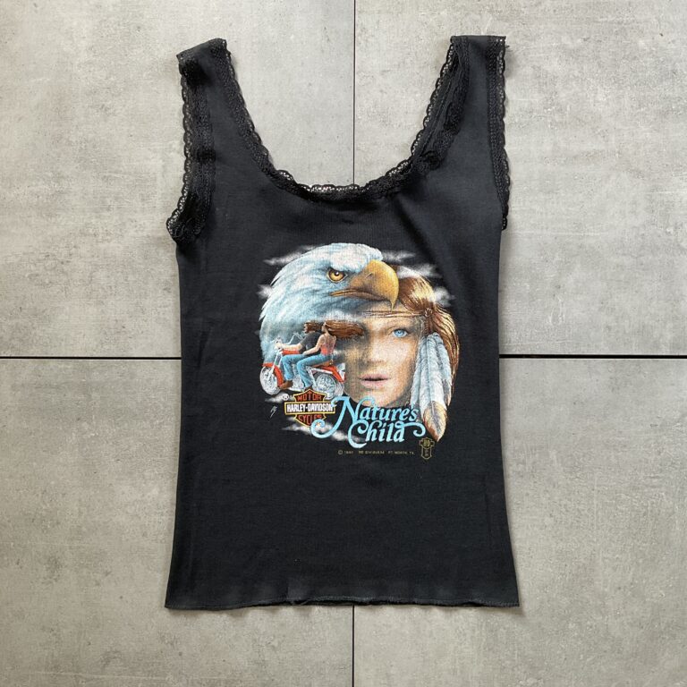 1988 3D Emblem Harley Davidson Nature's Child Woman Top