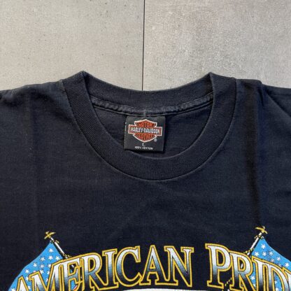 1992 Harley Davidson American Pride T-Shirt - Image 3