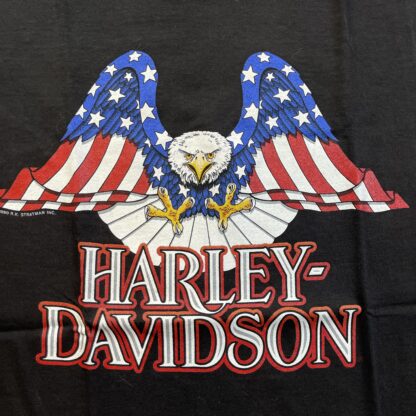 1990 Harley Davidson Eagle T-Shirt - Image 2