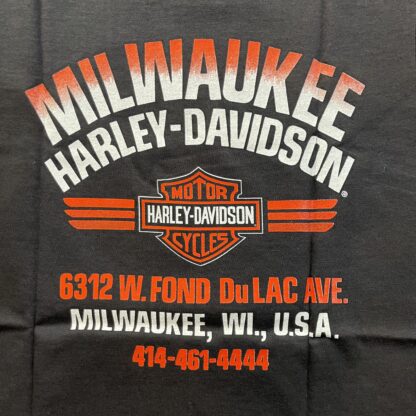 1990 Harley Davidson Eagle T-Shirt - Image 5