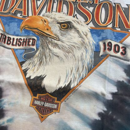 1991 Harley Davidson Anniversary Tie Dye T-Shirt - Image 2