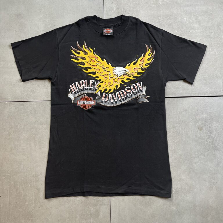 1992 Harley Davidson Fiery Winged Eagle T-Shirt