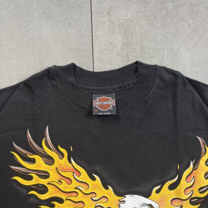 1992 Harley Davidson Fiery Winged Eagle T-Shirt - Image 3