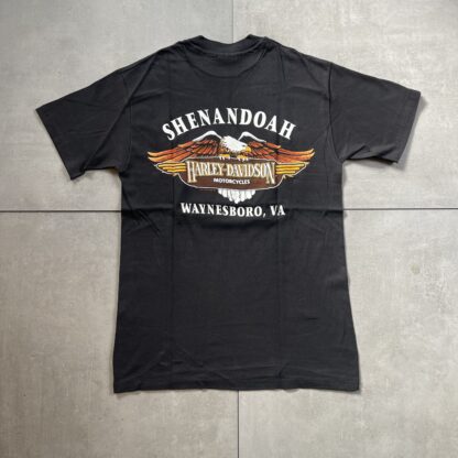 1992 Harley Davidson Fiery Winged Eagle T-Shirt - Image 4